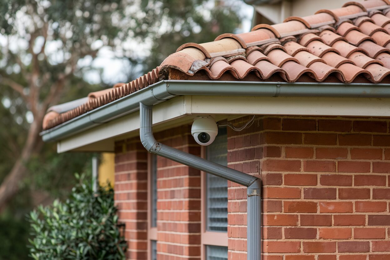 CCTV security camera installation